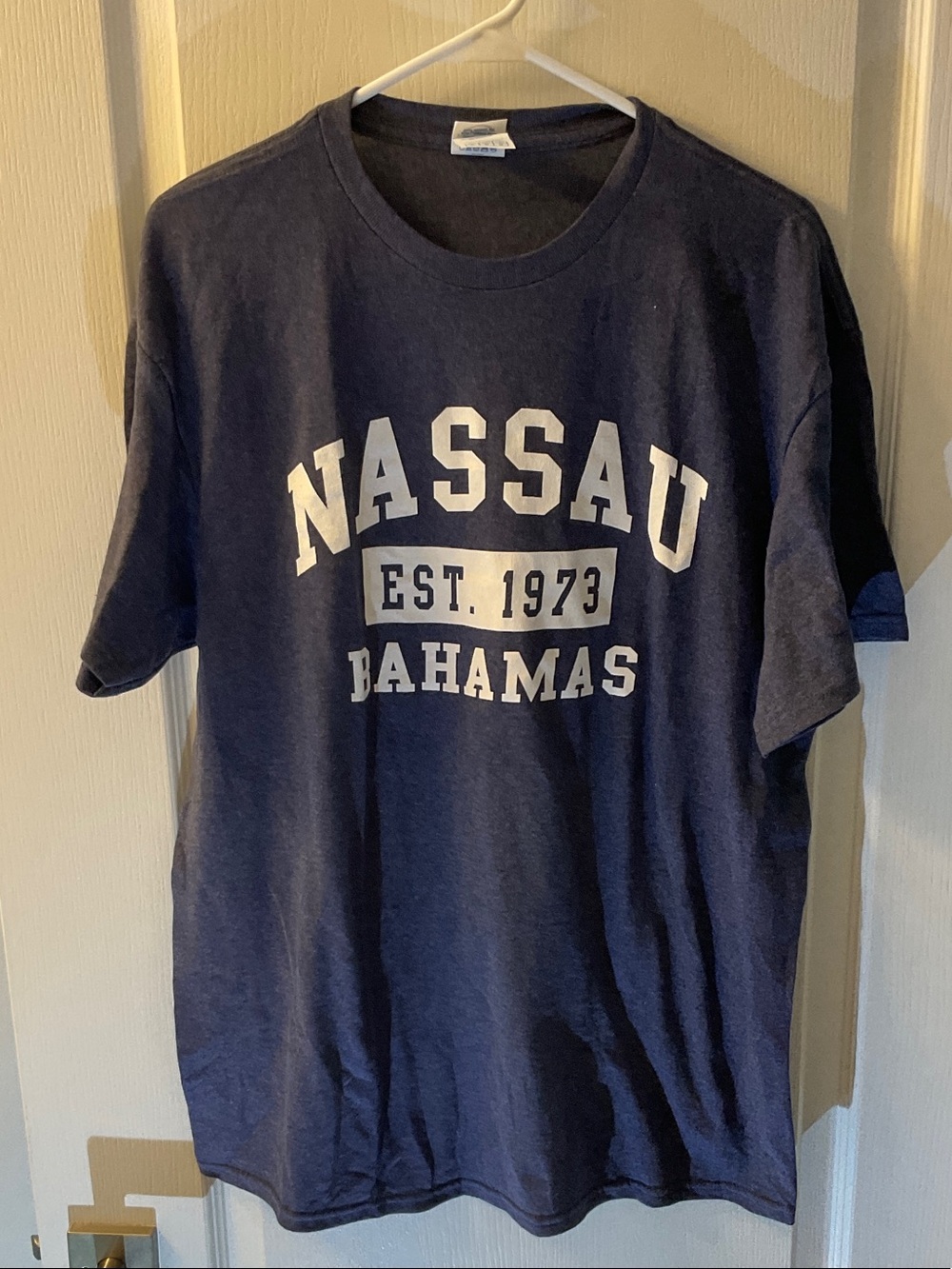 Nassau Bahamas Navy Graphic Tee